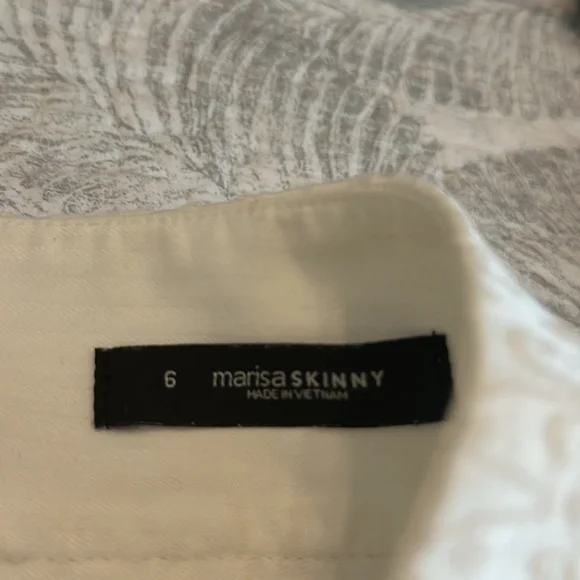 Ann Taylor Loft women’s white Marisa Skinny pants~ Size 6 - Picture 9 of 10